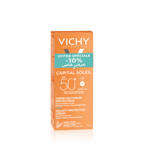 Vichy Capital Soleil Emulsion Toucher Sec Spf50+ 50ml -10%