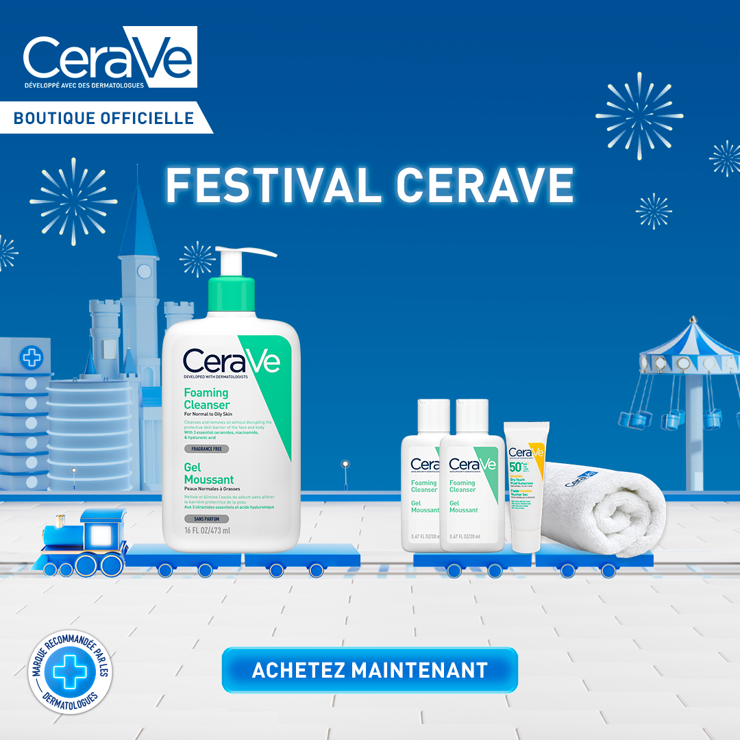 Offre Exclusive CeraVe Festival : Gel Moussant 473 ml