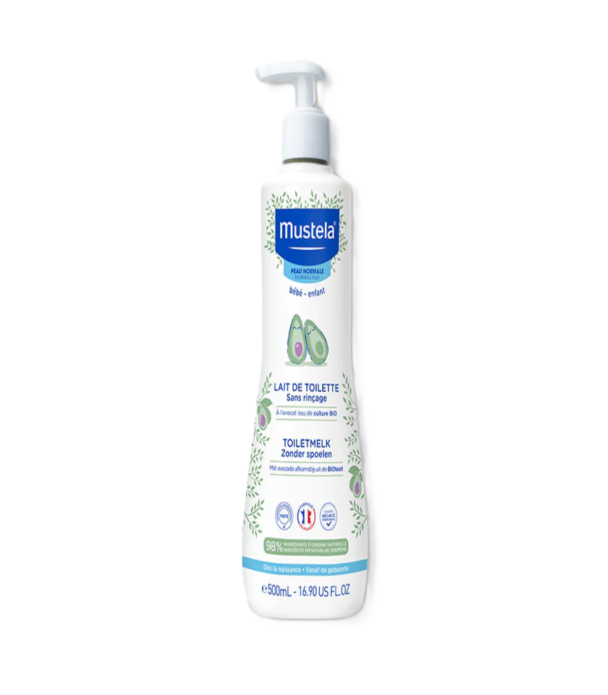 MUSTELA LAIT DE TOILETTE 500ML