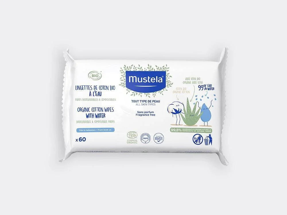 MUSTELA LINGETTE A L'EAU 60 UNITE