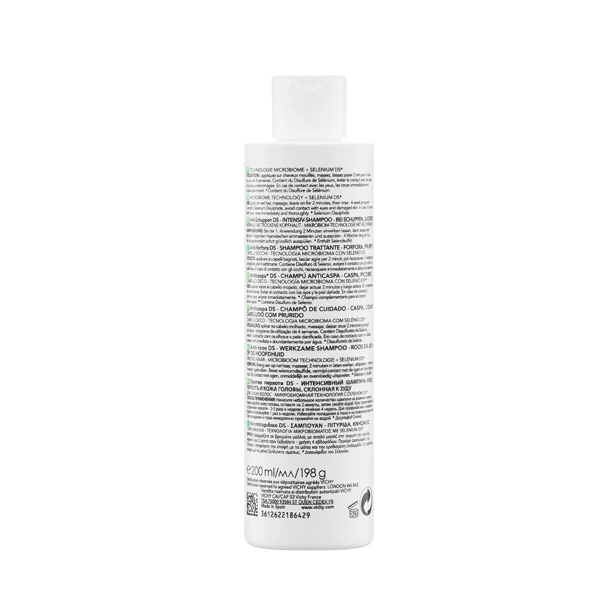 VH DERCOS SHP ANTI-PELLICULAIRES DS SECHES 200ML+50ML OFFERTE