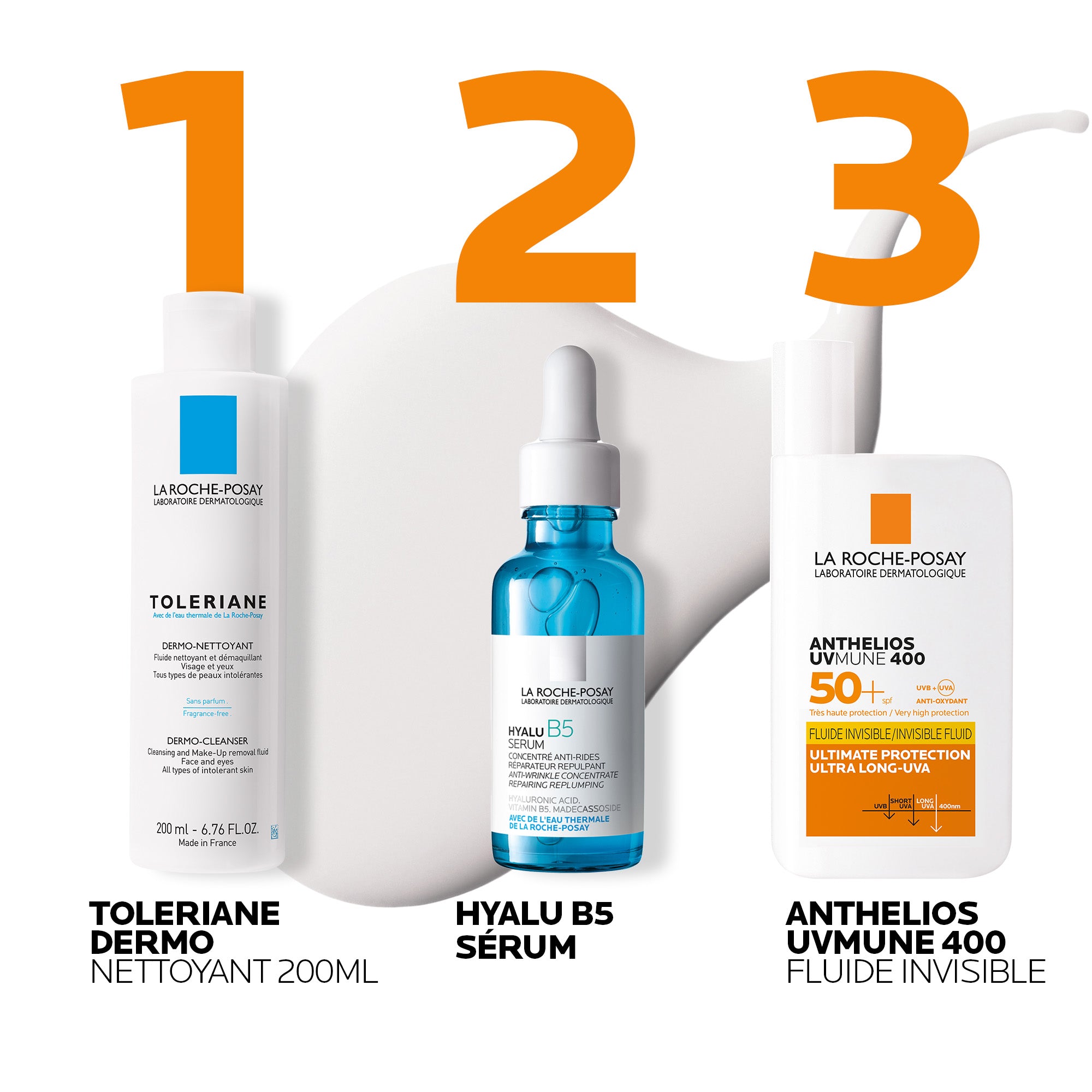 La Roche-Posay ANTHELIOS UVMUNE 400 Crème Solaire Fluide Invisible | peaux sensibles | 50ml
