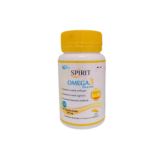 SPIRIT OMEGA3 50 CAPSULES 500Mg