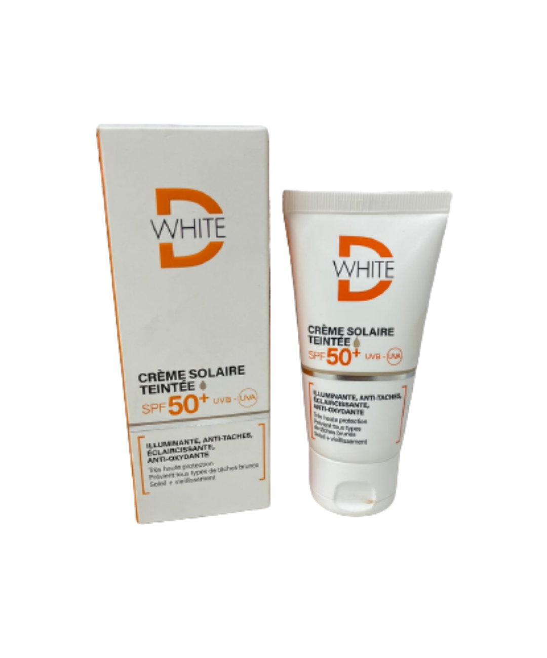D-WHITE CRÈME SOLAIRE CLEAR SPF50+ 50 ML