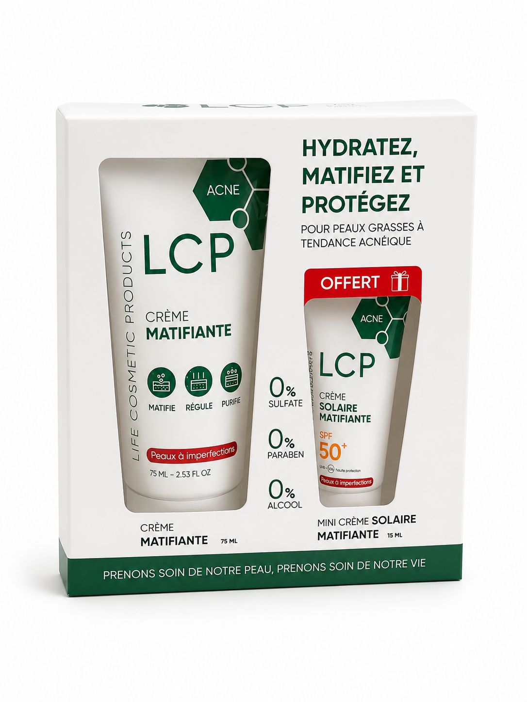 PACK LCP MATIFIANTE +SOLAIRE 15 ML