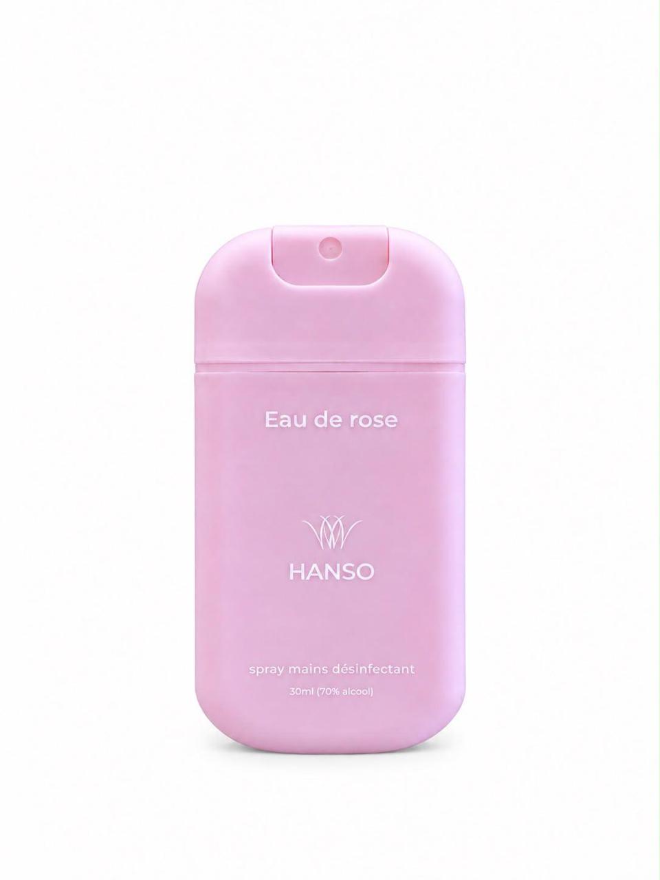 HANSO SPRAY HYDROALCOOLIQUE PARFUME/EAU DE ROSE 30ML