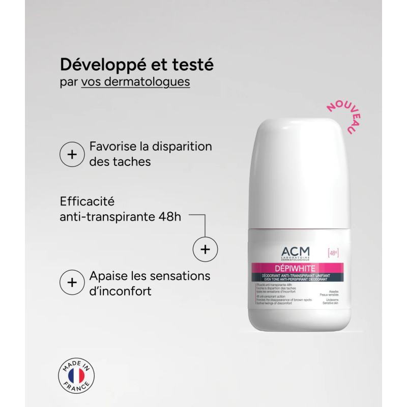 ACM  DEPIWHITE DEO ANTI TRANSPIRANT UNIFIANT 50ML