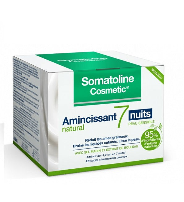 SOMATOLINE AMINCISSANT 7 NUITS NATURAL 400ML MINCEUR PEAUX SENSIBLES