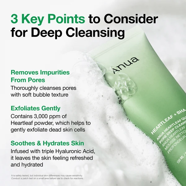 HEARTLEAF ǪUERCETINOL CLEANSING FOAM 150ML_GLB