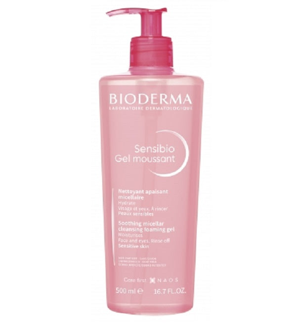 Bioderma – Sensibio Gel Moussant Nettoyant Douceur – 500 ml