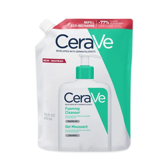 CERAVE GEL MOUSSANT Éco-Recharge | 473 ML