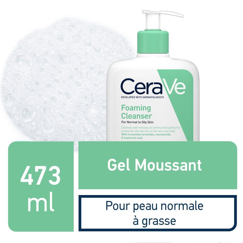 CeraVe – Gel Moussant Nettoyant – 473 ml