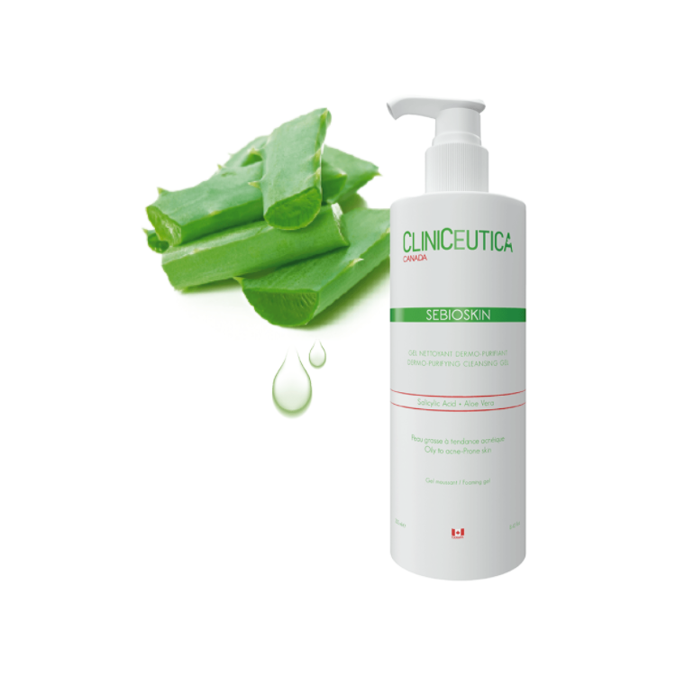 CLINICEUTICA SEBIOSKIN GEL NETTOYANT 250 ML