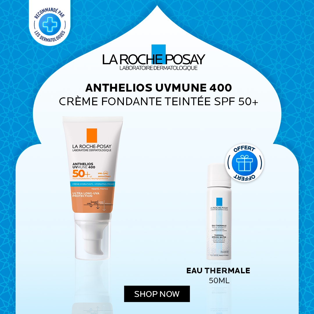 créme solaire teintée spf50 la roche posay anthelios 