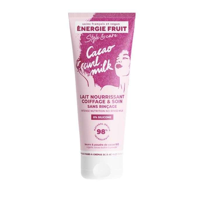 ENERGIE FRUIT LAIT COIFFANT CACAO SOIN NUTRITION INTENSE SANS SILICONE 200ML