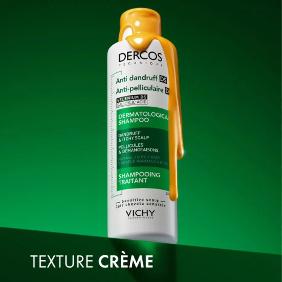 VICHY DERCOS SHP ANTI-PELLICULAIRES DS GRASSES 200ML+50ML OFFERTE