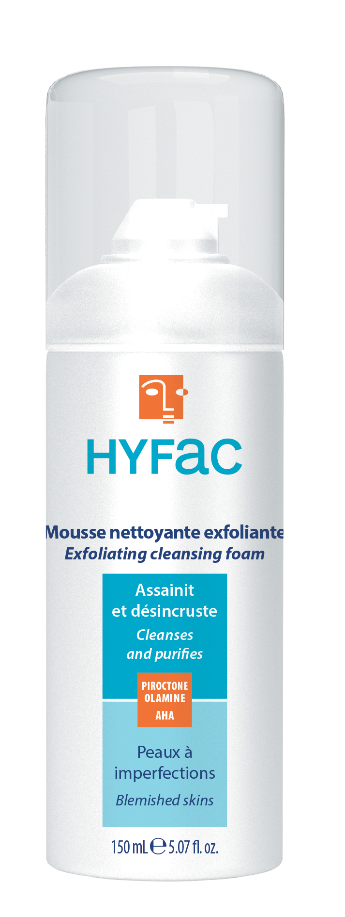 HYFAC MOUSSE NETTOYANTE EXFOLIANTE