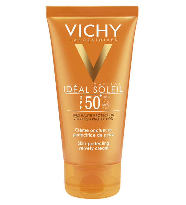 Vichy Capital Soleil Crème Onctueuse SPF50+ Peau Sensible Normale à Sèche | 50ml