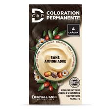 D-CAP COLORATION PERMANENTE # 4 CHATAIN