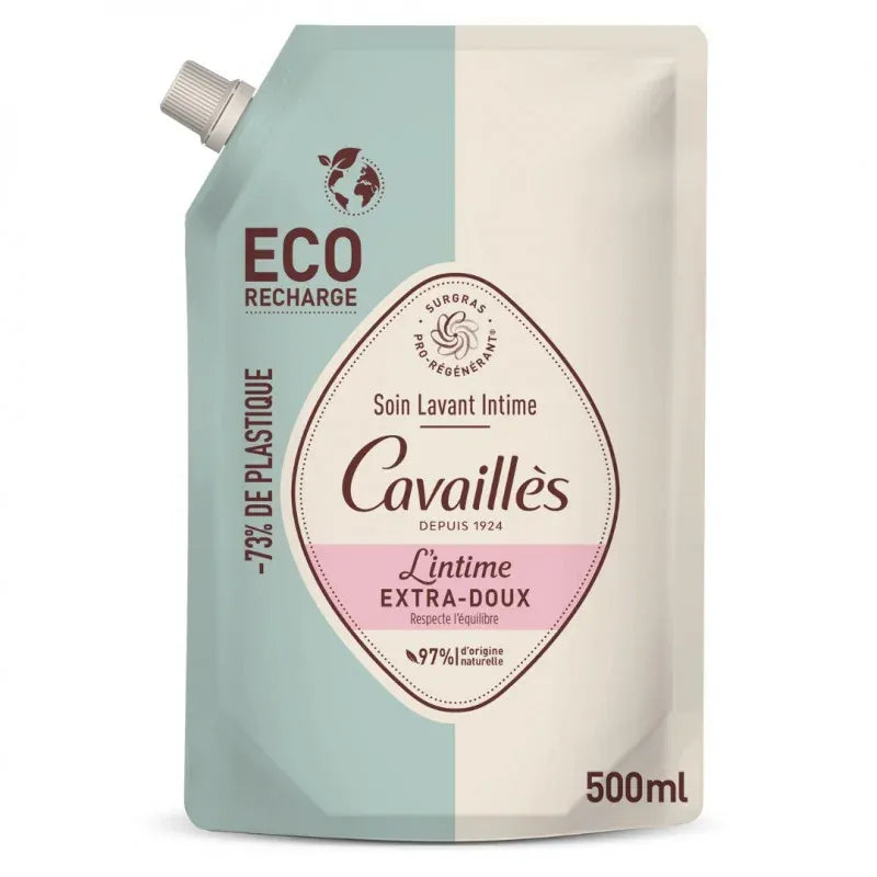 RC ECO-RECHARGE 500 ML RC SOIN NATUREL TOILETTE INTIME EXTRA-DOUX