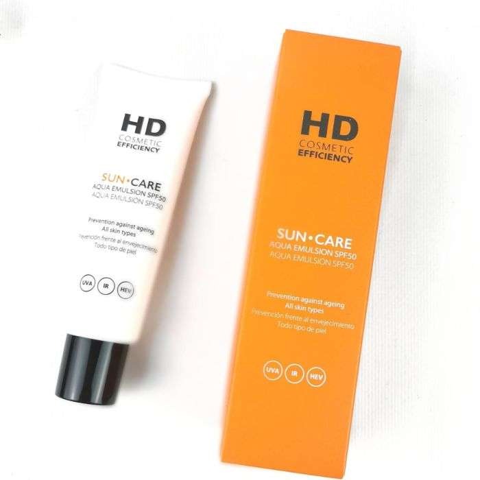 HD COSMETIC EFFICIENCY SUNCARE AQUA EMULSION SPF50+ 50ML