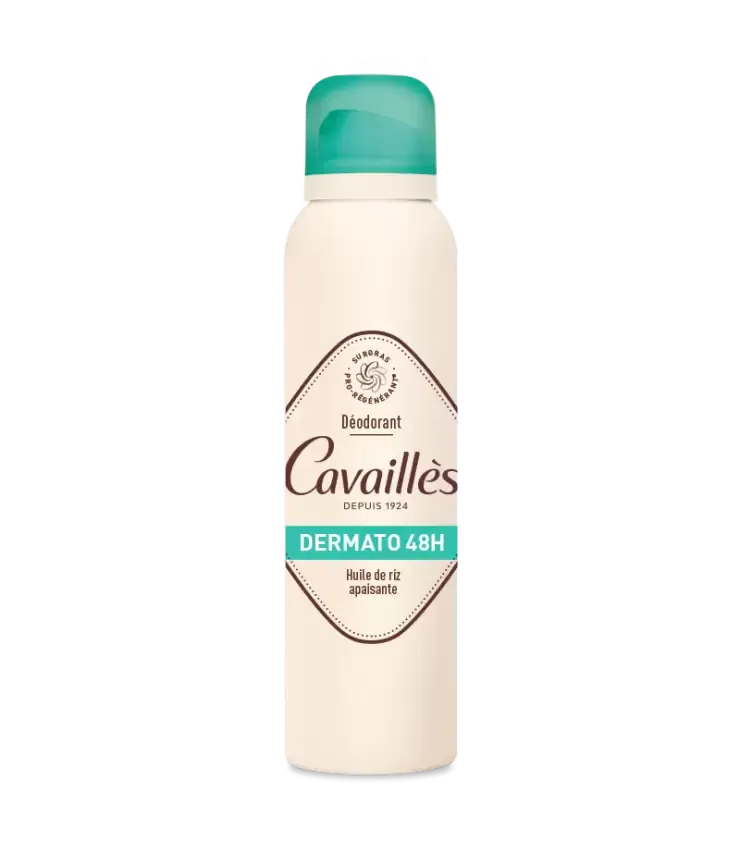 RC DEO SOIN DERMATO HOMME 48H SS. SEL ALUM  SPRAY 150ML