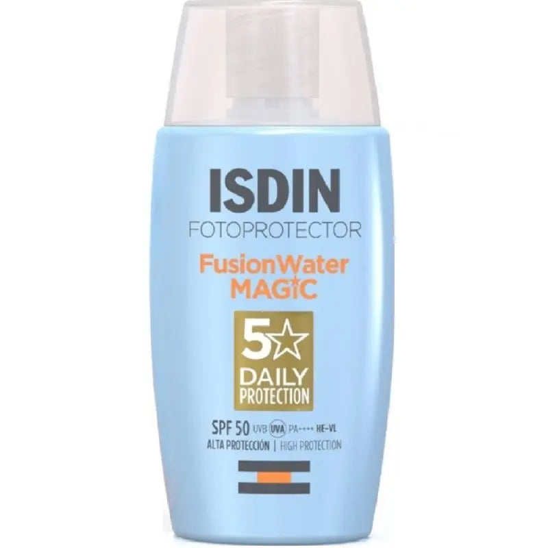 MAGIC INVISIBLE -  Fotoprotector Fusion Water Magic SPF50 + Eau Micellaire 100 ml Offert
