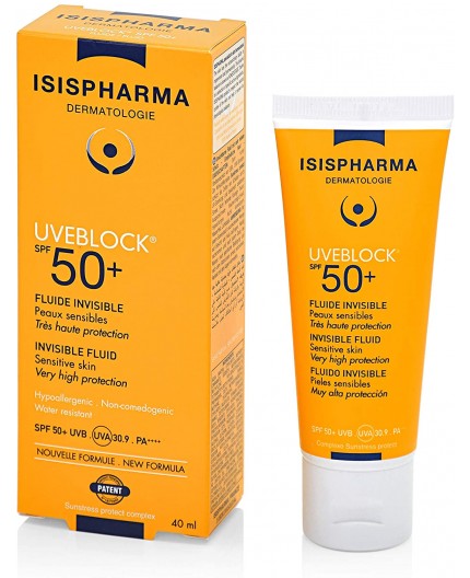 ISISPHARMA UVEBLOCK 50 FLUIDE INVISIBLE SPF 50+ (40ML)
