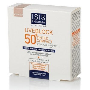 Isispharma Uveblock 50+ tinted compact/ Medium Teinte SPF 50+