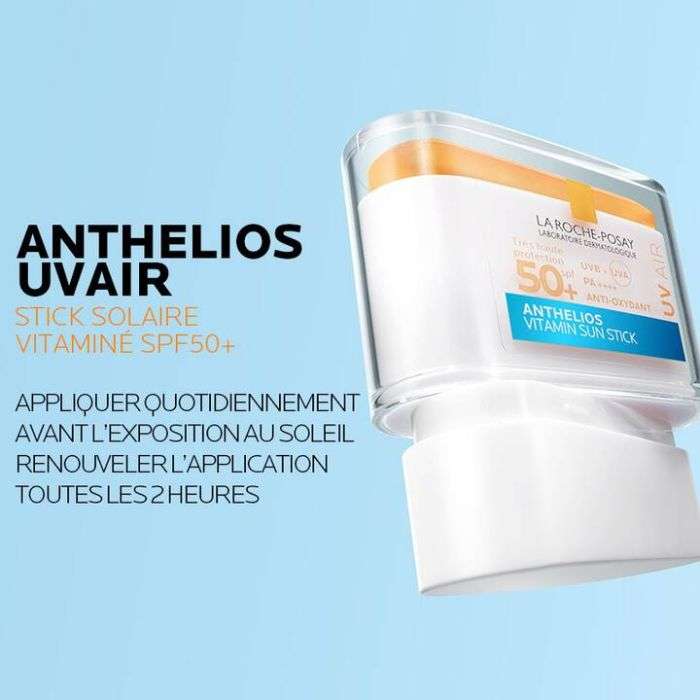 La Roche-Posay Anthelios UVAIR Stick Solaire Vitaminé SPF50+ | Tous types de peaux | 10ml