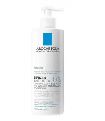 La Roche-Posay Lipikar Lait Urea 10% | Peaux Sèches et Rugueuses | 400ml