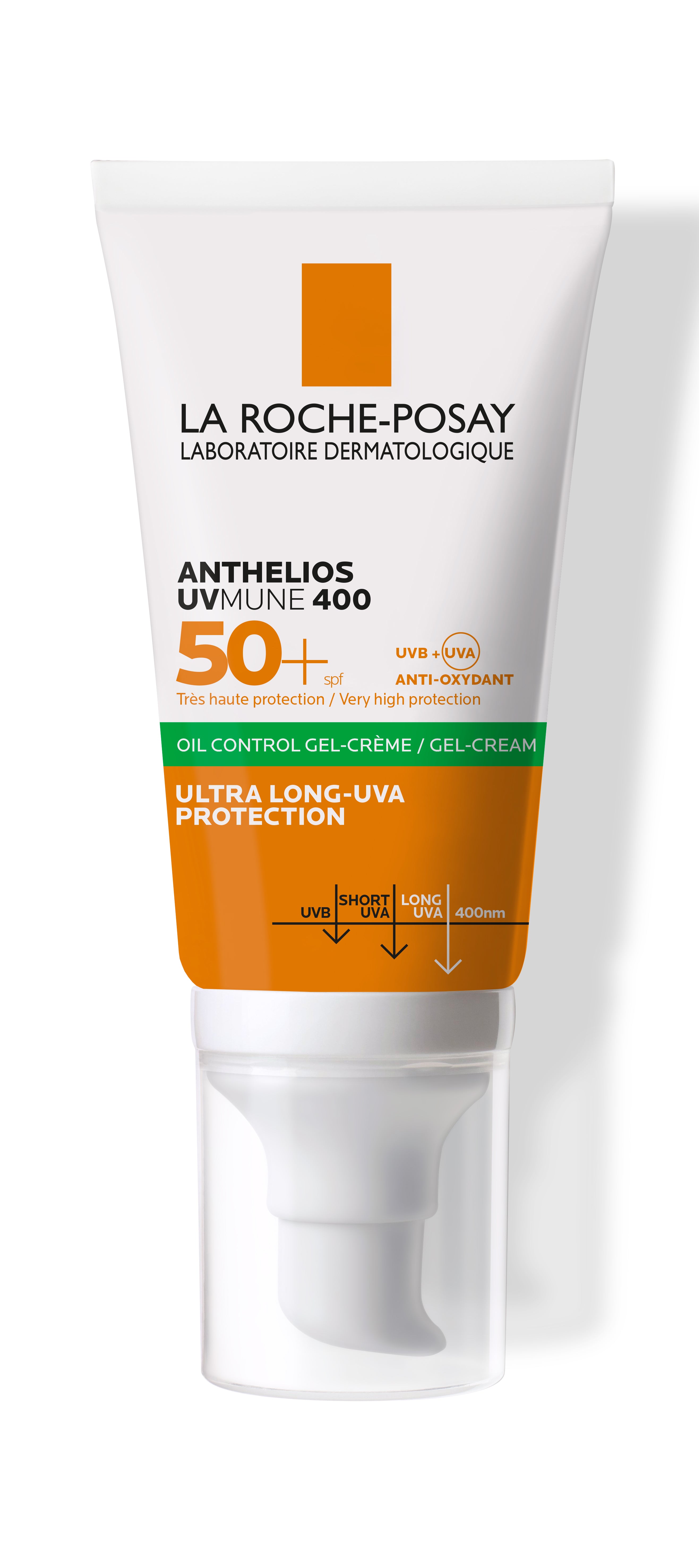 La Roche-Posay Anthelios UVMUNE 400 Oil Control Teintée  SPF50+| Peau Normales à Grasse | 50ml