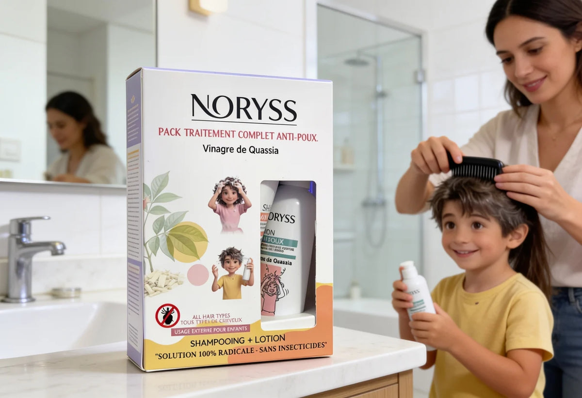 NORYSS PACK TRAITEMENT COMPLET ANTIPOUX (shampoing 200ml+ lotion 100ml)