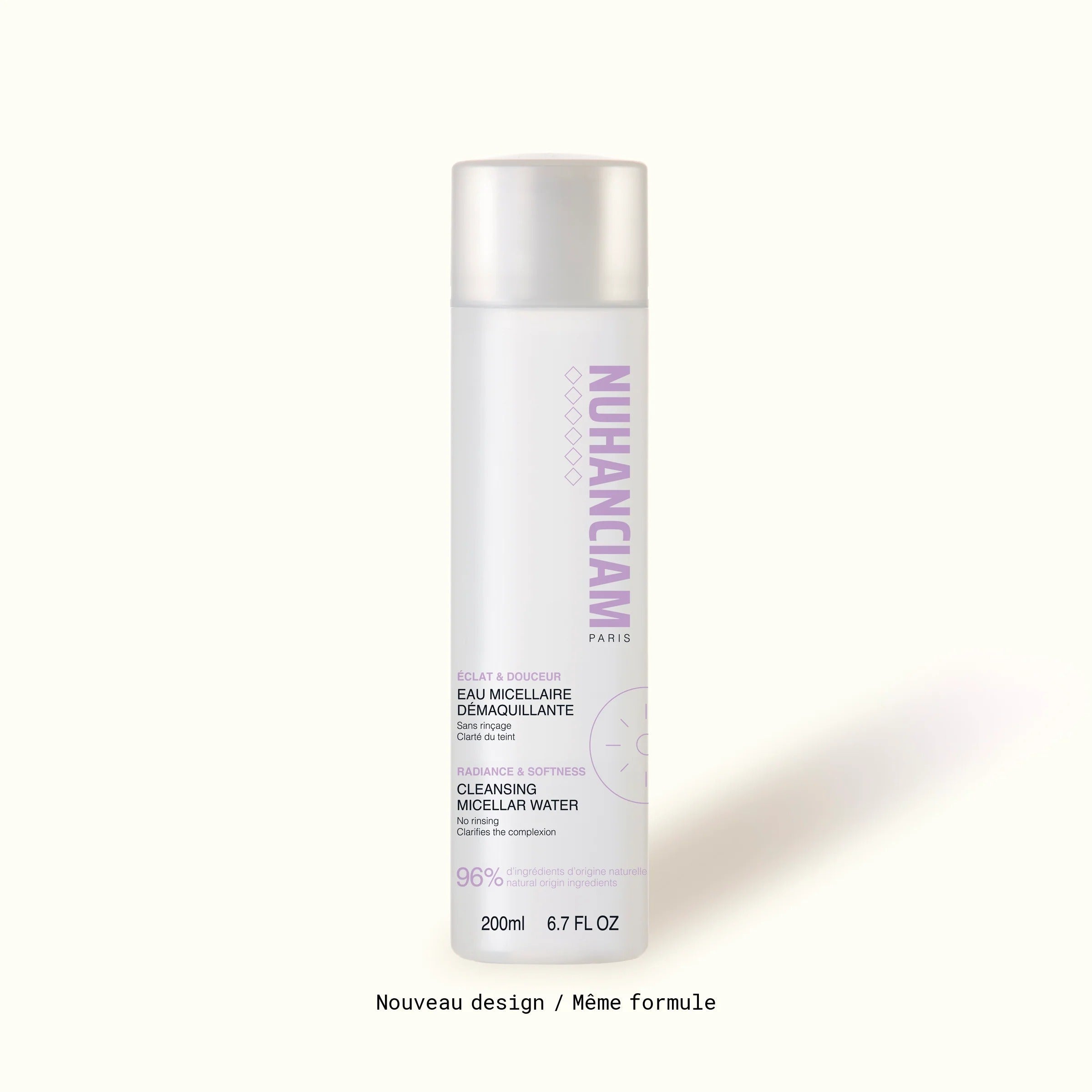 NUHANCIAM Eau Micellaire Démaquillante 200ml