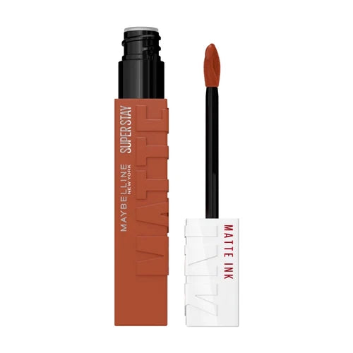 Maybelline New York Rouge à Lèvres Mat Liquide Longue Tenue Superstay Matte Ink Teinte : INSIDER NU (500), 5 ml