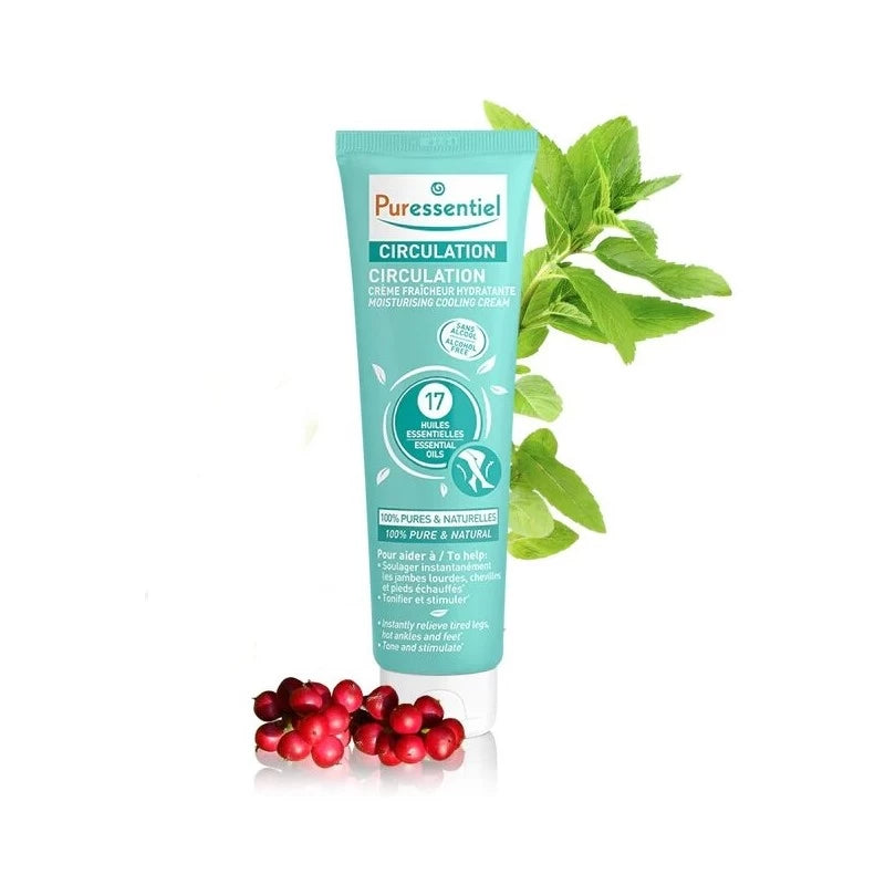BDM PURESSENTIEL CIRCULATION CREME FRAICHEUR 17H 100ML