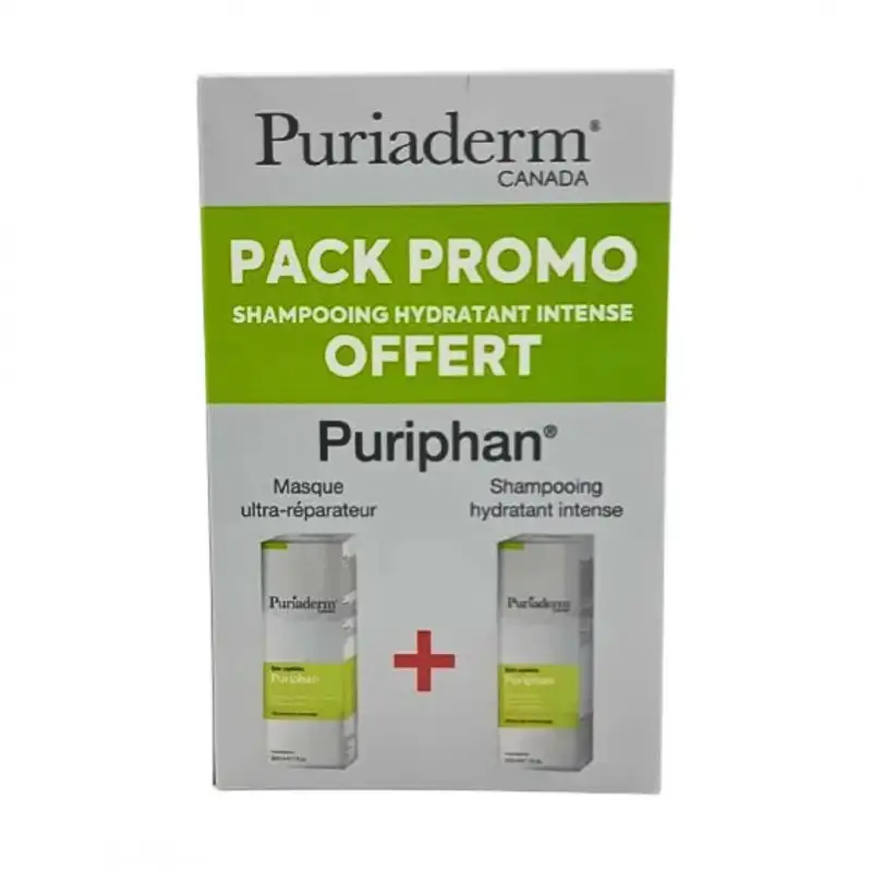DSB PACK PROMO PURIPHAN MASQUE ULTRA -REPARATEUR 200ML+PURIPHAN SHAMP HYDRATSHAMP HYDRA