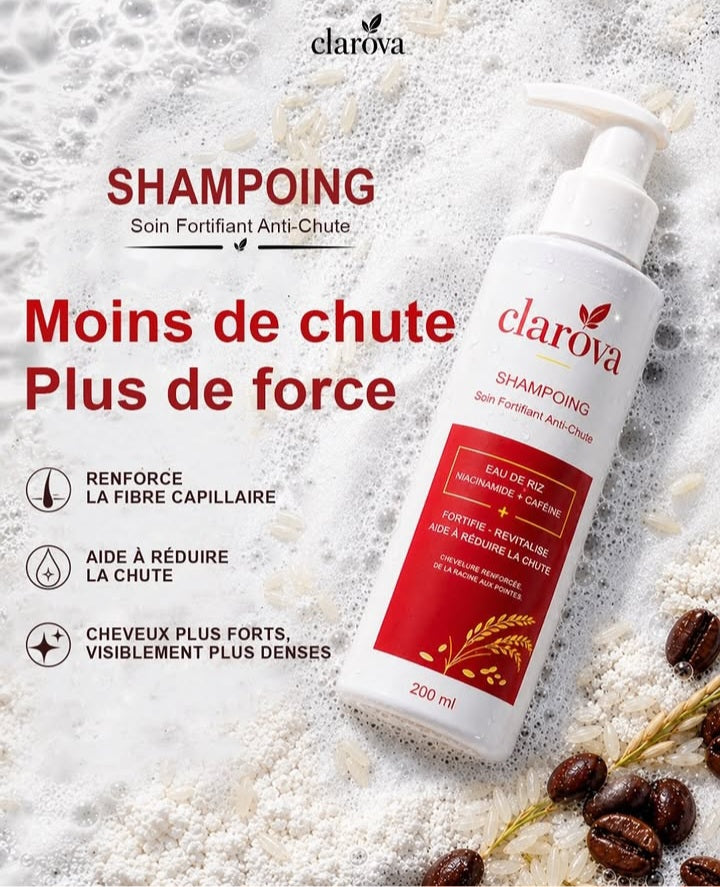 CLAROVA PACK ANTI CHUTE  SHAMPOING+SPRAY+MASQUE