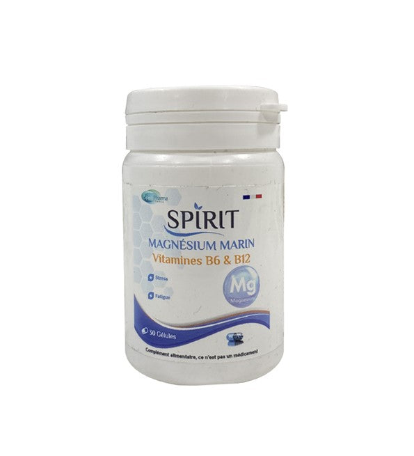 Spirit Magnesium Marin Vitamine B6 &amp; B12 30gelules