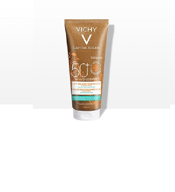 Vichy Capital Soleil Lait Solaire Eco-Conçu Tous Types de Peaux | 200ml