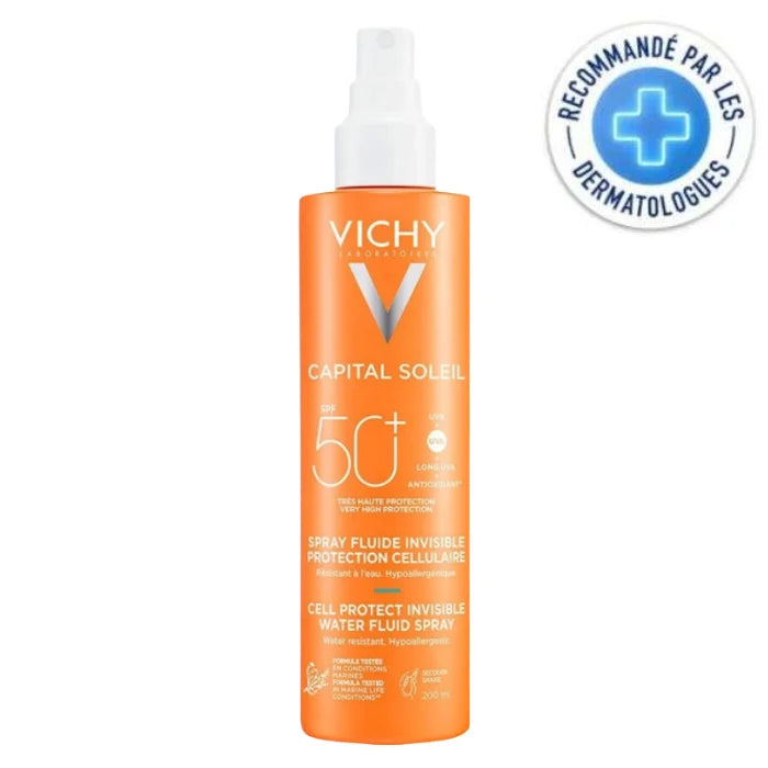 Vichy capital soleil spray invisible spf 50+ acheté = un totebag et offert
